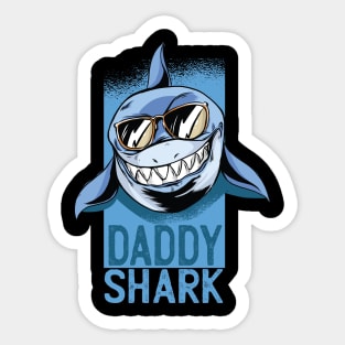 Cool Daddy Shark Sticker